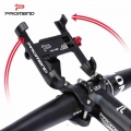 Promend Bicycle Phone Mount Adjustable Aluminium Alloy Bike Phone Holder Gps for Cycling Navigation Bracket Mtb Accessories|Bicy