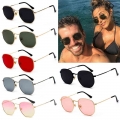 2021 Vintage Brand Design Square Round Sun Glasses Women Men Luxury Mirror Classic Metal Frame UV400 Cycling Driving|Cycling Eye