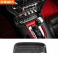 Shineka Carbon Fibre Coin Tray Storage Box Pad Panel Trim Sticker For Ford Mustang 2015+ Car Styling - Interior Mouldings - Offi