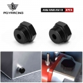 2 Pieces AN6 AN8 AN10 Male Block Off Cap Fitting Hex Head Plug With O Ring Adapter Aluminum Alloy BL02|Fuel Supply & Treatme