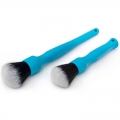 Super Soft Detail Brush, Car Brush, Detail Brush, Cleaning Brush, Eye Shadow Brush, Beauty Brush Set, Inner Brush, Blue. - Spong