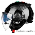 Bluetooth-compatible Motorcycle Helmet Open Fa Scooter Men - Ebikpro.com