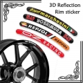 3d Gel Motorcycle Wheel Hub Sticker Decal Reflective Rim Stripe Tape For Honda Repsol Benelli Gsxr Aprilia Ducati Marchesini Oz