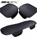 Car Seat Cover Cushion Automobiles Pu Leather Universal Auto Interior Accessories Four Seasons Protect Set Chair Mat Car-styling