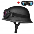 German Style Motorcycle Half Helmet Capacetes Open Face Retro Motorcycle Helmet Cascos Para Moto|Helmets| - Ebikpro.com