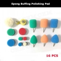 16PCS 1 Inch Mini Polishing Pads Foam Car Buffing Pads Kit for Small Areas All Cars|Polishing Disc| - ebikpro.com