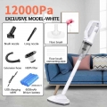 12000Pa Handheld Car Vacuum Cleaner Wireless Large Suction Rechargeable wet and dry Vacuum Cleaner for Home And Car Cleaning| |