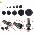 10PCS M5 24 Practical Black Hex Socket Fasteners Screws Covers Caps Allen Bolt Screw Nut Round Head Cover Cap Protector|Nuts &am