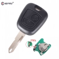 Keyyou 2 Buttons Ne73 Blade Remote Key Fob Controller For Peugeot 206 433mhz With Pcf7961 Transponder Chip - Car Key - Officemat