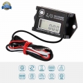 Tachometer Hour Meter Motorcycle Meter Digital Waterproof Reset Maintenance Minder for ATV Marine Paramotor Generator Lawn Mowe|