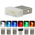 1pcs Usb Mini Led Interior Car Atmosphere Lights Decorative Lights Red/blue/white/green/crystal Blue/orange - Decorative Lamps &