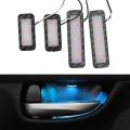 4Pcs Armrest Interior Door Handle Lighting Car Styling LED Car Inner Bowl Light Universal Auto Atmosphere Lamp Decorative Lights