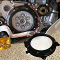 Black Billet Aluminum Clear Engine Clutch Cover For Suzuki DRZ 400 S SM E|Engine Bonnet| - Ebikpro.com