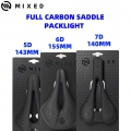 Mixed Full Carbon Fiber 5d 6d 7d Ultra Light Lightweight Saddle 140mm 143mm 155mm For Road Bike Mtb Mountain Bicycle Parts - Bic