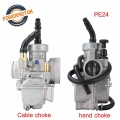 PE24 24mm Carburetor Carb hand Cable choke Carburador For Keihin Dax KSR MSX Grom CRF Monkey Xsport ATV Pitbike|Car