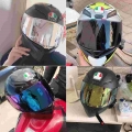 Anti explosion UV Protection Motorcycle Helmet Visor Lens Full face Windshield Accessories motocross Fit for AGV K1 K3SV K5|Helm