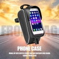 Waterproof Bicycle Front Bag MTB Road Bike Top Tube Frame Handlebar Touch Screen Bag 6 inch Cycling Pouch Phone Bag