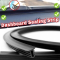 1.6m Universal Sealing Windshield Board Dashboard Soundproof Automobile Rubber Instrument Panel Seal Strip Car Accessories|Fille