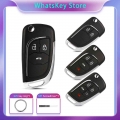 Modified Flip Remote Car Key Shell For Opel Vauxhall Insignia Astra H J Vectra Mokka For Chevrolet Lova Aveo Epica Cruze Buick -