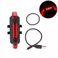 New Bicycle Tail Rear Light LED Bike Lights Safety Bicycle Taillight Lamp Super Bright Bike Lights Cycling Accessories Lights