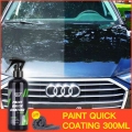 300ml Crystal Ceramic Car Coating Paint Care Nano Hydrophobic Spray Quick Shine Liquid Polish Waterproof Wax Anti-rain Agent - P