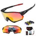 X-tiger New Cycling Sunglasses 5 Lens Polarized Sports Men Cycling Glasses Mountain Bicycle Riding Protection Goggles Eyewear -