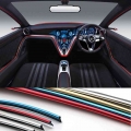 5M Universal Car Moulding Decoration Flexible Line Special For Interior Modification Door Gaps Dashboard Inline Bright Strips|I