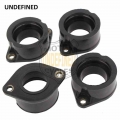 4Pcs Carb Carburetor Interface Intake Manifold Outlet Joint Boot Set fit for Kawasaki KZ1000 KZ1100 Police 1982 2006 Carburador|