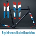 Bike Frame Stickers Diy Decoration Colorful Decals Front Fork Sticker Rear Fork Decals Road Bike Bicycle For Decals|Bicycle Stic