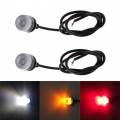 3SMD 5630 LED DRL Eagle Eye Lamp Daytime Running License Plate Light 12V LED White Red Yellow Amber Ice Blue|Signal Lamp| - Of