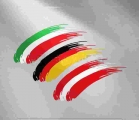 Vinyl Graffiti Germany Italy Austria Russia Franch Country Flag Sticker Motorcycle Helmet Racing Decal Reflective For ATV VANS