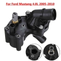 Car Front Thermostat Housing Assembly 5R3Z 8592 BA 2L2Z 8592 BA for Ford for Mustang 4.0L 2005 2010|Thermostats & Parts| -