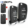 2/3 Buttons Modified Remote key shell Fob For Peugeot 307 308 306 207 407 607 Citroen C2 C4 C5 C8 Berlingo Picasso CE0523/CE0536