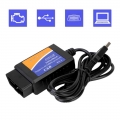 Hidden Functions for Ford Mazda Lincoln Code Reader Programming Unlock ELM327 USB V1.5 OBD 2 Scanner ELMconfig HS MS CAN| | -