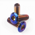 Blue plated plated blue disc screw with step M8*25 brake disc screw Motorcycle electric car modification|Nuts & Bolts| - O