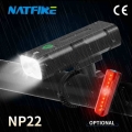 NATFIRE 10Hours Long Lasting Bike Light LED NP22 USB Rechargeable Bicycle Front Headlight Rear Bicycle Light MTB Super Bright|Bi