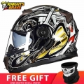 GXT Motorcycle Helmet Modular Dual Lens Motocross Moto Helmet Full Face Moto Helmets Flip Up Casco Moto Capacete Casque Black|He