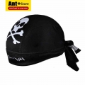 Men Black Cycling Bicycle Outdoor Sports Pirate Bike Hat Cap Women sport headband Sweat absorption and quick drying bandana| |