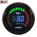 Dragon 52mm Black Shell Auto Car Turbine Turbo Digital Boost Gauge 1~ 3.0 Bar And Voltage Meter |battery charger