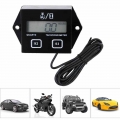 Motorcycle Tachometer Digital Tach Meter Gauge LCD Display Inductive RPM ATV Motorbike Dirt Pit Bike Car Accessories Universal|I