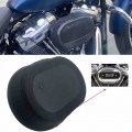 Motorcycle Air Filter Heavy Breather Rain Sock Black Protective Cover For Harley Touring Softail Dyna 114th Air Cleaners kits|Ai