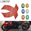 Wheel Sticker Reflective Rim Stripe Tape Bike Motorcycle Stickers For Ducati Black SpiRit PCX 125 150 CBR600F cb400 Hornet 250|D