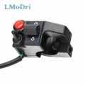 LMoDri 7/8" 22mm Aluminum Motorcycle ATV Dirt Handlebar Mount Push Button Horn Beam Turn Switch For Honda YAMAHA BMW GS|Mo