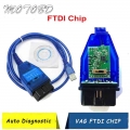 NEW FTDI Chip Auto Car Obd2 Diagnostic Cable for Fat VAG USB VAG KKL VAG USB Interface Car Ecu Scan Tool 4 Way Switch|Car Diagno