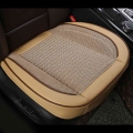 3D Driver Seat Cushion Car Chair Pad Flax Leather Front Car Seat Cover Auto Seat Protector Breathable Interior Accessories|Autom