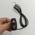 Single Dual Switch+Hazard Warning Switch/Indicator For Electric Scooter Bicycle Mtb Tricycle Atv EV DIY Conversion Parts|buttons