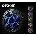 DECKAS Ultralight 82g CNC 6 Inch 160/180MM Disc Brake 6 Bolts Rotor MTB Mountain Bike Bicycle Float Rotor Parts 6 Colors| | -