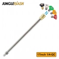 JUNGLEFLASH™ 17 inch Pressure Washer Wand & 5 Quick Connect Nozzles M22 14MM 1/4" QC Extension for Pressure Washer Gu