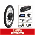 1500w E-bike Electric Bike Conversion Kit Driect Drive Motor Mxus 48v 52v 13ah 17ah Hailong Battery Lcd - Electric