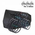 Portable 3 Bikes 29" Waterproof Bicycle Cover Case Outdoor Tarpaulin Bicycle Outdoor Dustproof Anti UV Mountain Bike Access